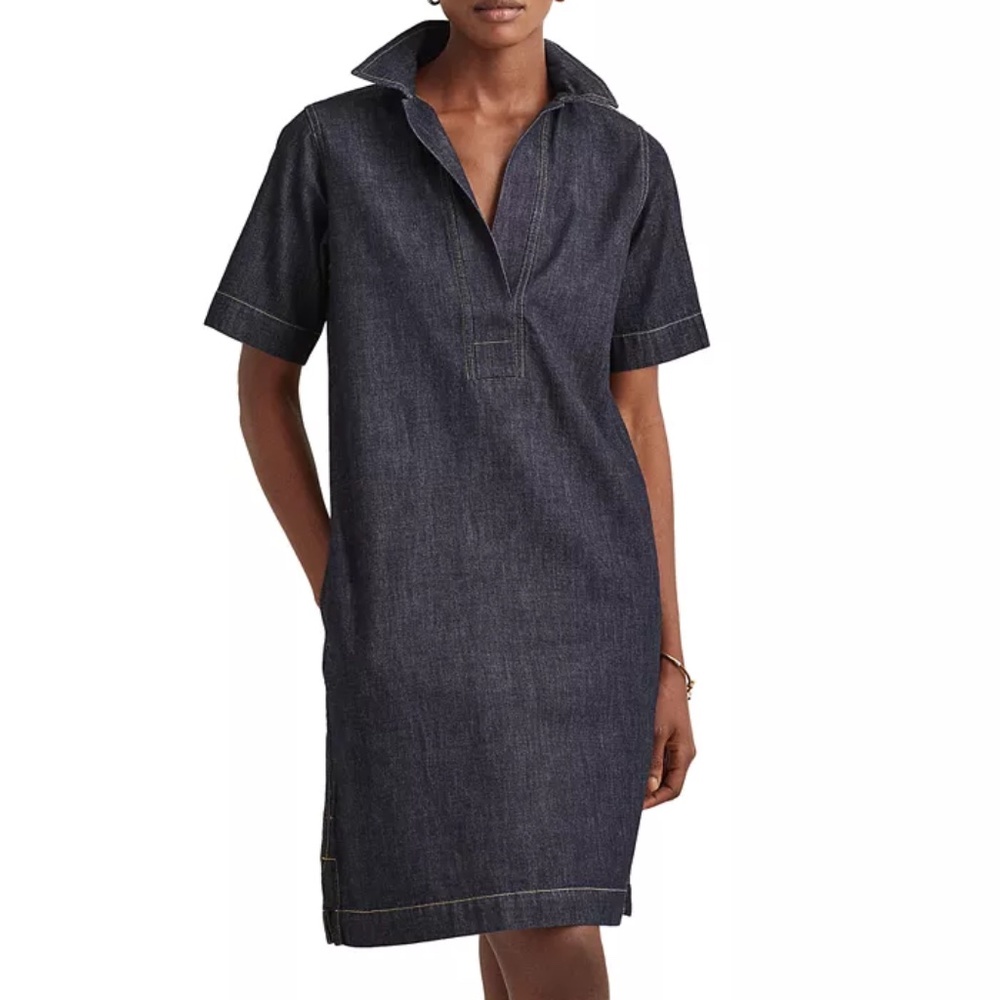 Lauren Ralph Lauren Denim Shift Dress (Like New)